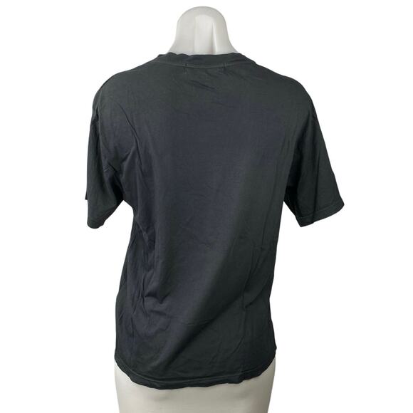 Free People Daydreamer Rolling Stones Black Leopard Tongue Tee T-shirtTop Sz XS - Picture 3 of 5